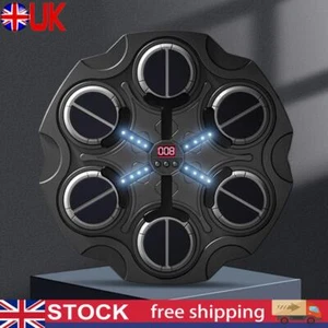 Music Boxing Machine Wall-Mounted Exercise Equipment 4/6 Targets for Adults Kids - Picture 1 of 18