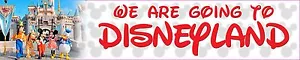 2 x DISNEYLAND BANNERS - Picture 1 of 1