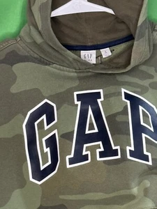 Gap Kids boys hoodie size M (8)  sweatshirt CAMO - Picture 1 of 4