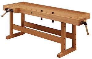 ULMIA Hobelbank Werkbank Arbeitstisch Modell 2, Plattenlänge 2150 - Bild 1 von 2