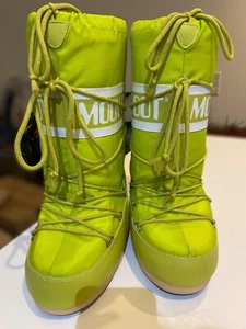 Original Moon Boots, Damen, Grösse 35-38, neon gelb, wie neu - Bild 1 von 6