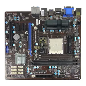 For MSI FM2-A85XMA-E35 AMD FM2 DDR3 M-ATX Motherboard - Picture 1 of 5