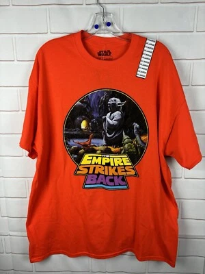 Nueva Camisa Star Wars El Imperio Contraataca Yoda Talla XL Naranja Nueva Con Etiquetas Foto 1 de 4