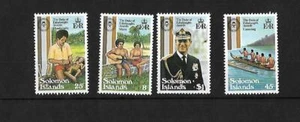 SOLOMON ILDS, QE11, 1981, PREMIOS DUKE EDIMBURGO, SG 448-51, JUEGO 4 sin montar o nunca montado - Imagen 1 de 1