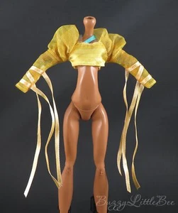 Monster High Puppe G3 Cleo de Nile Core Refresh Gold Fransen Oberteil Puffärmel - Bild 1 von 4