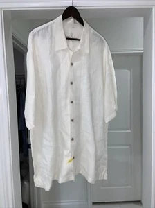 Tommy Bahama Size XXL Men Short Sleeve “Linen”Button Shirt - Picture 1 of 12