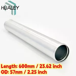 Tubo intercooler turbo recto de aluminio 57 mm 2,25" 2 1/4" L = 600 mm - Imagen 1 de 5