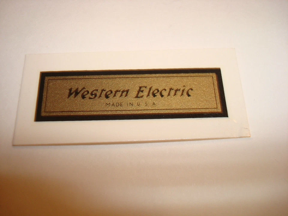 Western Electric telephone Decal  Antique telephone - Image 1 of 1