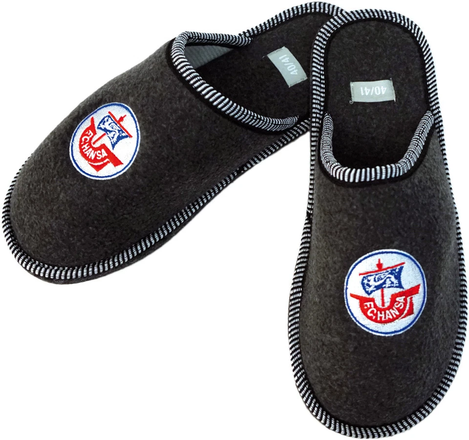 Pantoffeln Gr. 37/38 - 45/46 F.C. HANSA ROSTOCK NEU