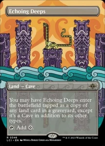 1x - Echoing Deeps - Borderless #347 - The Lost Caverns of Ixalan - NM MTG - Picture 1 of 1