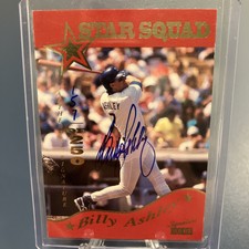 Billy Ashley 1995 Signature Rookies Star Squad Signatures #5  SN 157/250 Dodgers