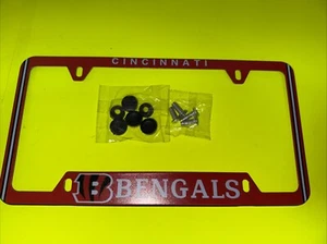 Cincinnati Bengals NFL Metal Laser Cut License Plate Frame - Picture 1 of 3
