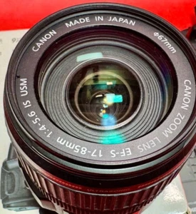 Canon EF-S EFS 17-85mm f/4-5.6 IS USM Zoom Macro Lens  [ MINT  ]  1dayshipping - Picture 1 of 3