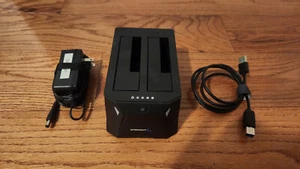 Sabrent EC-HD2B USB 3.0 to SATA I/II/III Dual Bay External Hard Drive Docking - Picture 1 of 7