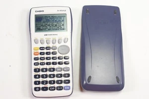 Casio FX-9750GII Graphing Calculator Blue with Slip Cover - Clean and Tested - Picture 1 of 5