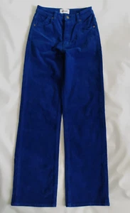 NWOT Rolla's Original High Rise Straight Corduroy Jeans Women's Size 25 Blue - Picture 1 of 12