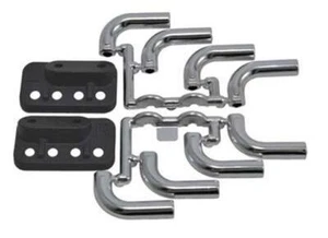 RPM 70853 Chrome Zoomies Mock Exhaust Headers 1/18 to 1/10 Scale Bodies - Picture 1 of 1