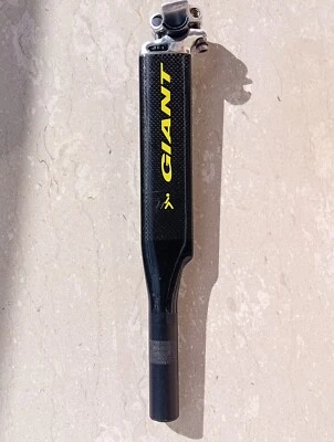 Tige de selle Giant Team Once en carbone 27,2 mm - Photo 1/4