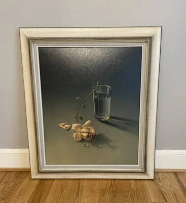 Estampado grande enmarcado vintage de rosa llorona de Vladimir Tretchikoff Foto 1 de 2