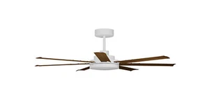 Calibo Alula 60" (1524mm) 7 Blade Indoor/Outdoor DC Smart Ceiling Fan LED light - Picture 1 of 16