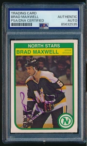 1982 O-Pee-Chee #168 Brad Maxwell signed auto autograph PSA/DNA purple sig dec'd - Picture 1 of 2