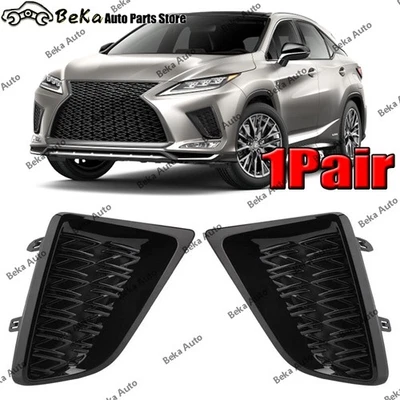 1 пара решеток для противотуманных фар переднего бампера для Lexus RX350 RX450H Sport 2020-2022 годов выпуска - Изображение 1 из 4