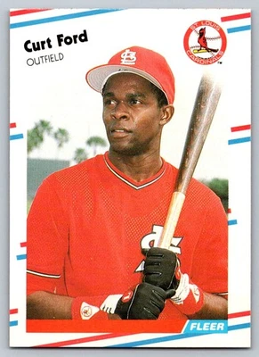 1988 Fleer #32 Curt Ford St. Louis Cardinals - Image 1 of 2