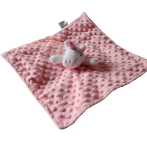 Crevent Pink Unicorn Baby Security Blanket - Picture 1 of 5