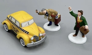 DEPT 56 Estatuilla Navidad en la Ciudad Hailing A Cab RETIRADA - Imagen 1 de 10