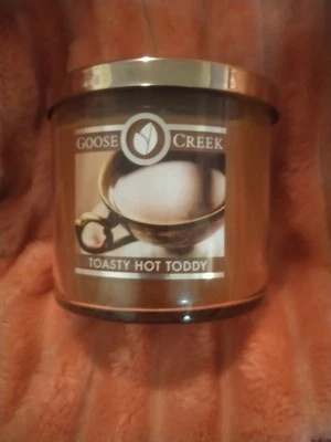 Goose Creek Candle TOASTY HOT TODDY 14,5 OZ vaso triple 3 mechas NUEVO M5 Foto 1 de 2