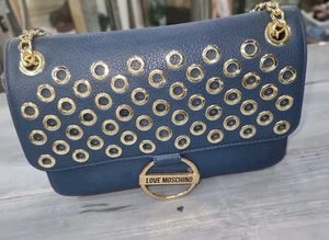 Love Moschino Borsetta A Tracolla Donna Blu BM56 - Picture 1 of 7