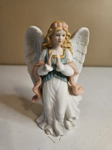 Homco Home Interiors & Geschenke #1474 Figur Engel Engel Gebete 6 Zoll - Bild 1 von 7