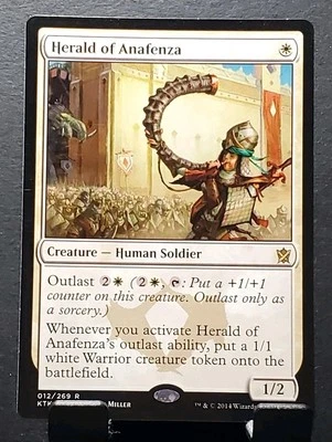 MTG 12/269 HERALD OF ANAFENZA Rare Khans of Tarkir unplayed card⚔️NM/MT - Image 1 of 2