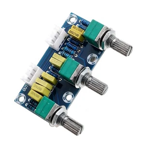 1x Passive Tone Board Bass Treble Volume Control Adjustment Preamp Module Parts - Afbeelding 1 van 9