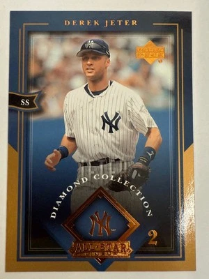 Derek Jeter #58 2004 Upper Deck Diamond Collection All Star Lineup LP/NM - Image 1 of 2