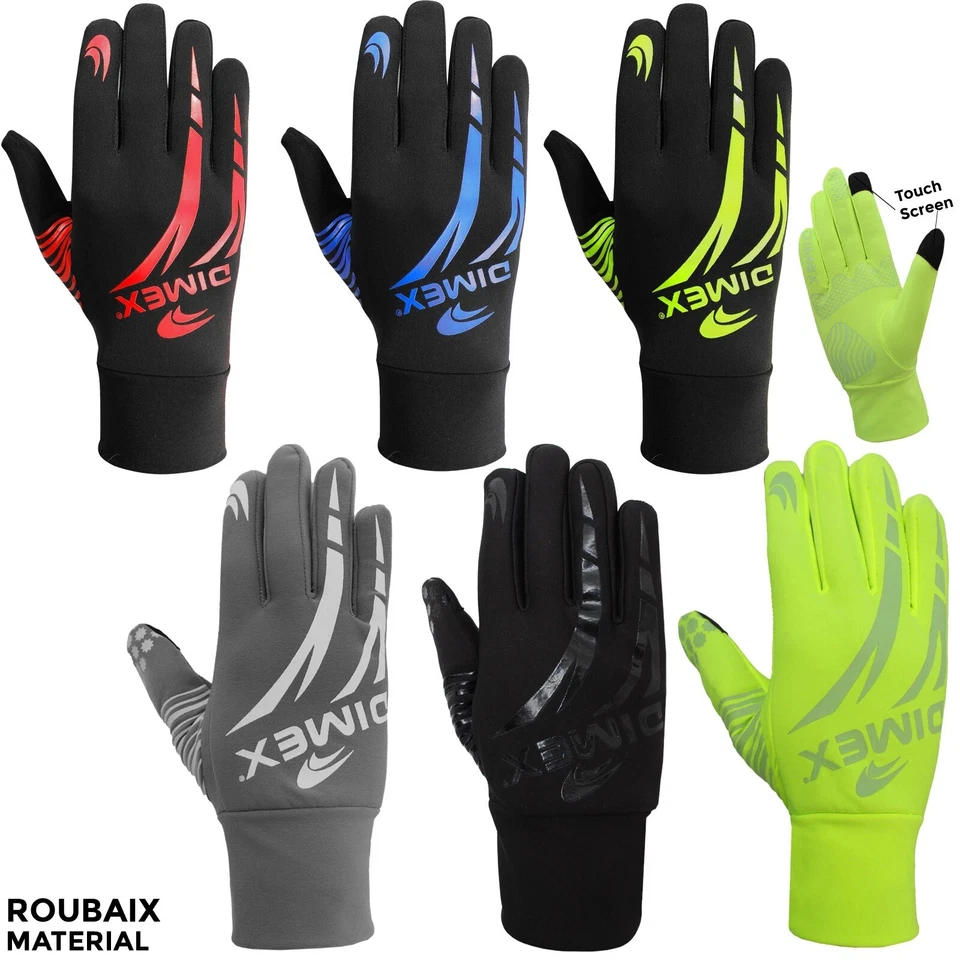 DIMEX SPORTS Winter Radfahren Vollfinger Handschuhe Fahrrad Silikon Grip Roubiax Thermo Dimex