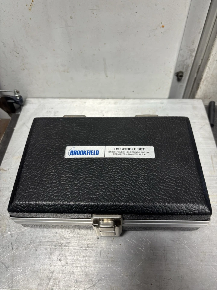 Juego de husillo viscosímetro Brookfield RV #1–7 con estuche – compatible con RV/HA/HB Foto 1 de 4