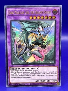 Dark Magician Girl The Dragon Knight-DLCS-EN006-Ultra Rare (Gold)-Alt Art- NM - Picture 1 of 4