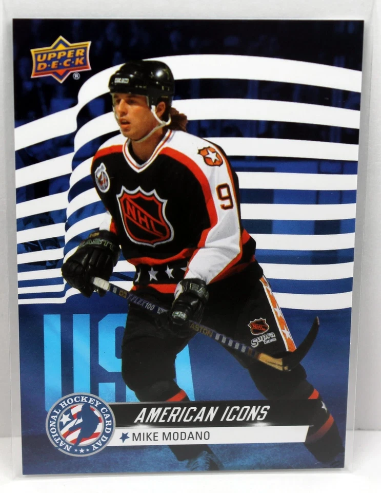 2022 Upper Deck National Hockey Card Day #USA-13 Mike Modano American Icons - Image 1 of 1