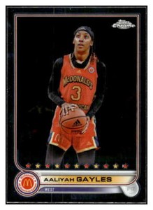 AALIYAH GAYLES RC 2022 Topps Chrome McDonald's All-American #42 PRE-ROO ID:58629