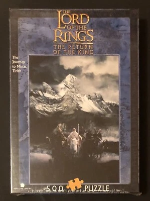 LORD OF THE RINGS - JIGSAW PUZZLE - SEALED - BLUE OPAL - MIDDLE EARTH - TOLKIEN - image 1 of 4