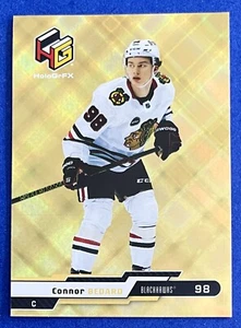 Connor Bedard 2023-24 Upper Deck Extended HOLO GRFX GOLD PARALLEL SP Rookie HG-1 - Picture 1 of 10