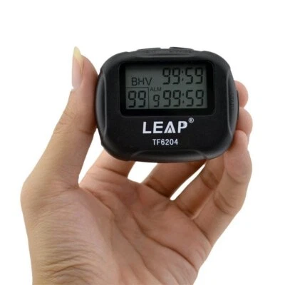 TF6204 digitales LCD-Display Alarm Intervall Timer für Training Crossfit Lauf... - Bild 1 von 4