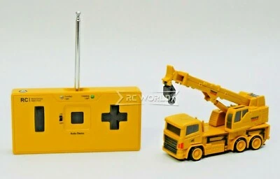 RC Micro 1/64 Construction CRANE Micro RC Truck 27MHz - Image 1 of 4