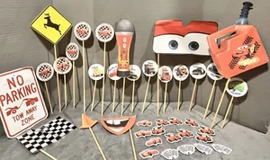 Disney Cars Radiator Springs Birthday Party Cupcake Toppers Decorations Photos - Picture 1 of 18