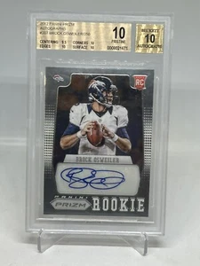 2012 PANINI PRIZM AUTO #207 BROCK OSWEILER /250 RC ROOKIE bgs PRISTINE 10 POP 7 - Picture 1 of 8