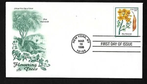 #3194 32c Flowering Trees - Blue Paloverde - ArtCraft FDC  - Picture 1 of 2