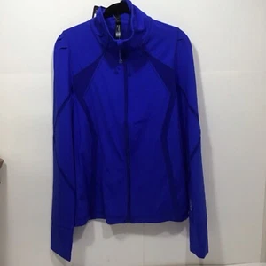 Chaqueta Lorna Jane negra para mujer grande con cremallera azul Destiny Excel - Imagen 1 de 13