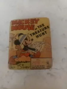 1941 Mickey Mouse in The Treasure Hunt Vint book Walt Disney Whitman Publishing - Picture 1 of 8