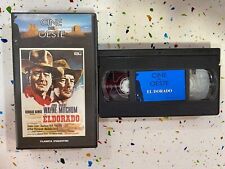 El Dorado VHS Tape John Wayne Robert Mitchum Howards Hawks